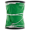 Green Safety Flagging/Bunting - 100m Roll on Plastic Reel 10022