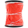 Orange Safety Flagging/Bunting - 100m Roll on Plastic Reel 10020