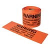 3-way Comms/Gas/Electricity Main Marker tape - 200mm x 500m 10890