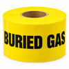 Mains Marker Underground Gas Warning Tape - 150mm x 500m 10870