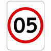 Speed Limit Sign - km/h 79800