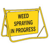 Weed Spraying In Progress Swing Sign Set (Complete) 900 x 600mm SS-T-WSPA