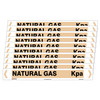 Natural Gas Kpa Pipe Marker - 475 x 60mm - Pack of 10 