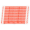 Fire Fighting Water Pipe Marker - 475 x 60mm - Pack of 10 