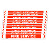Fire Service Pipe Marker - 475 x 60mm - Pack of 10 