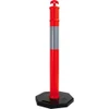 Orange T-Top Bollard With Reflective Tape and 6 Kg Base 60307