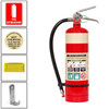 2.0 Litre Wet Chemical Fire Extinguisher - Complete Kit with Signs 