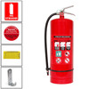 9 Litre Air Water Fire Extinguisher - Complete Kit with Signs 