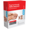 AEROPLAST Premium Fabric Fingertip & Knuckle Dressings Box/12 