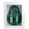 AEROWASH Drop Eyewash Station in Metal Cabinet with Perspex Front (2 x 500mL bottles) 