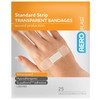 AEROPLAST Transparent Standard Strip 7.2 x 1.9cm Env/25 