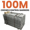 Construktor Galvanised Crowd Control Barrier Pack - 100m BF-6402