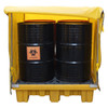 Spillfixr Frame & Cover for 4 Drum Yellow Pallet 32015
