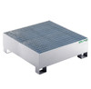 Spillfixr 4 Drum Steel Bunded Pallet - Galvanised 32028