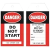 Safety Tag - Danger Do Not Start - 100 Pack STA001