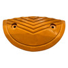 Rubber Speed Hump End Cap for 250mm Sections - Yellow
