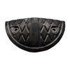Rubber Speed Hump End Cap for 500mm Sections - Black 60017