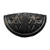 Rubber Speed Hump End Cap for 500mm Sections - Black