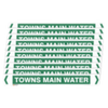 Self Adhesive Towns Main Water Piper Marker