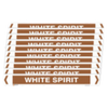 Self Adhesive White Spirit Pipe Marker