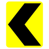 Permanent Hazard Road Signage