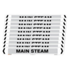 Self Adhesive Main Steam Pipe Marker