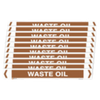 Self Adhesive Waste Oil Pipe Markers