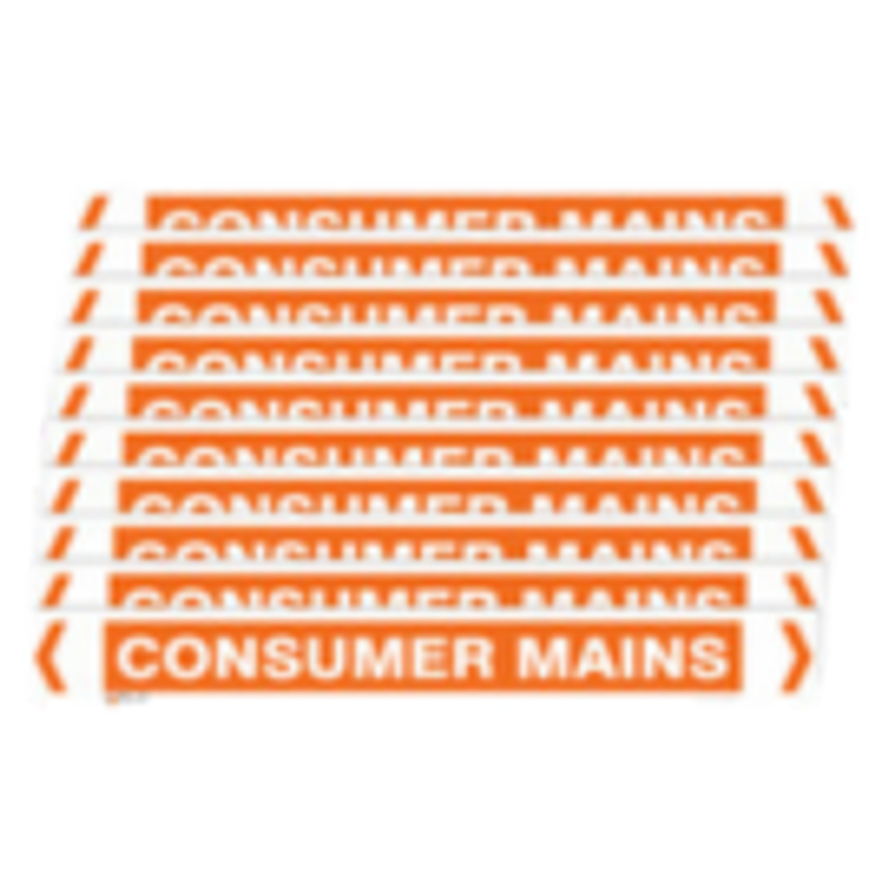 Self Adhesive Consumer Mains Pipe Marker