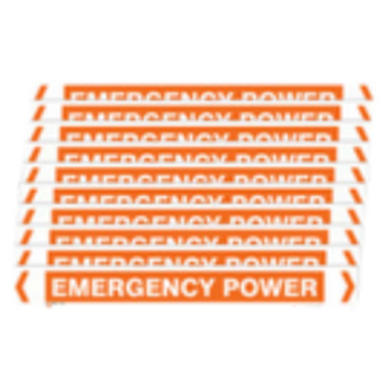 Self Adhesive Emergency Power Pipe Marker