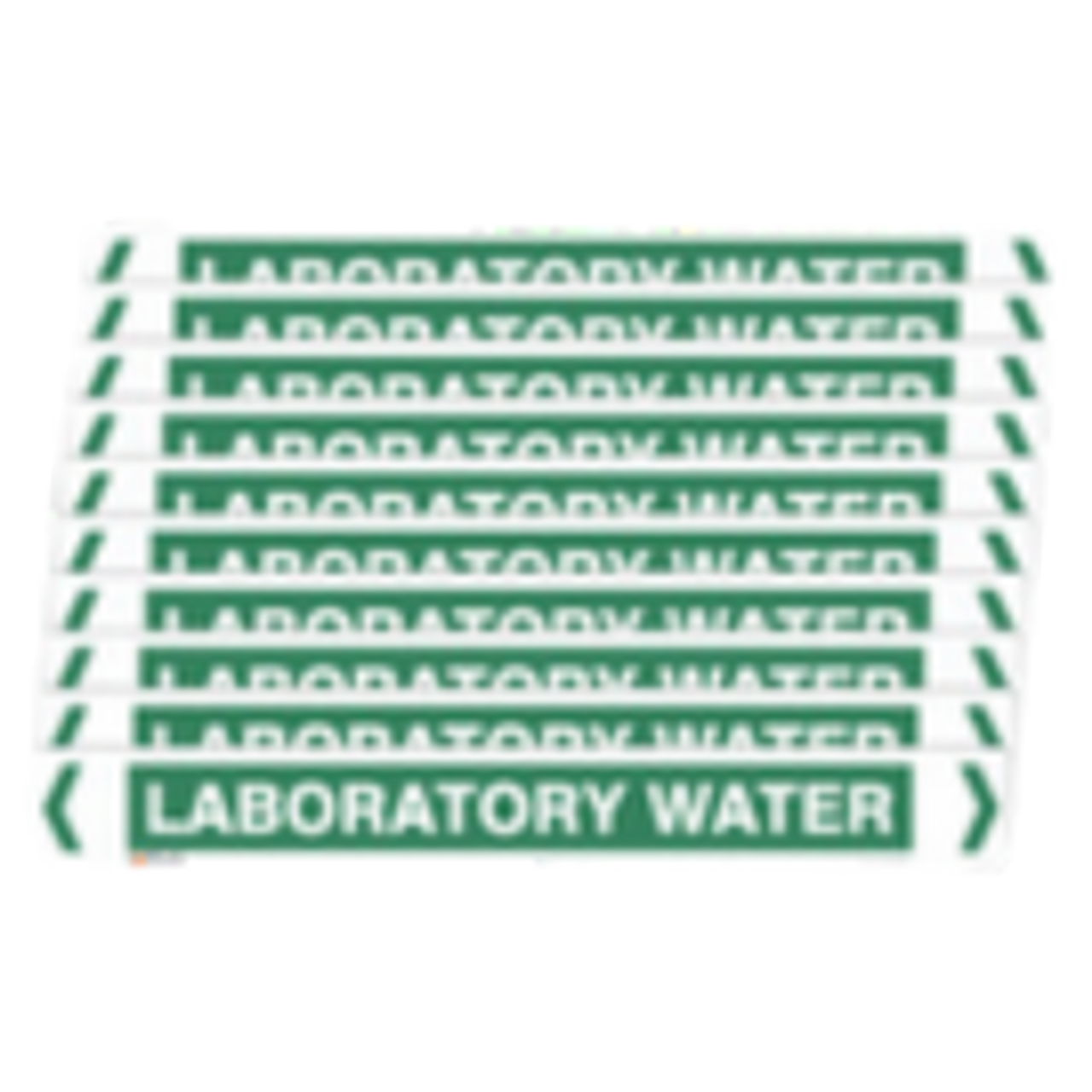 Self Adhesive Laboratory Water Pipe Marker