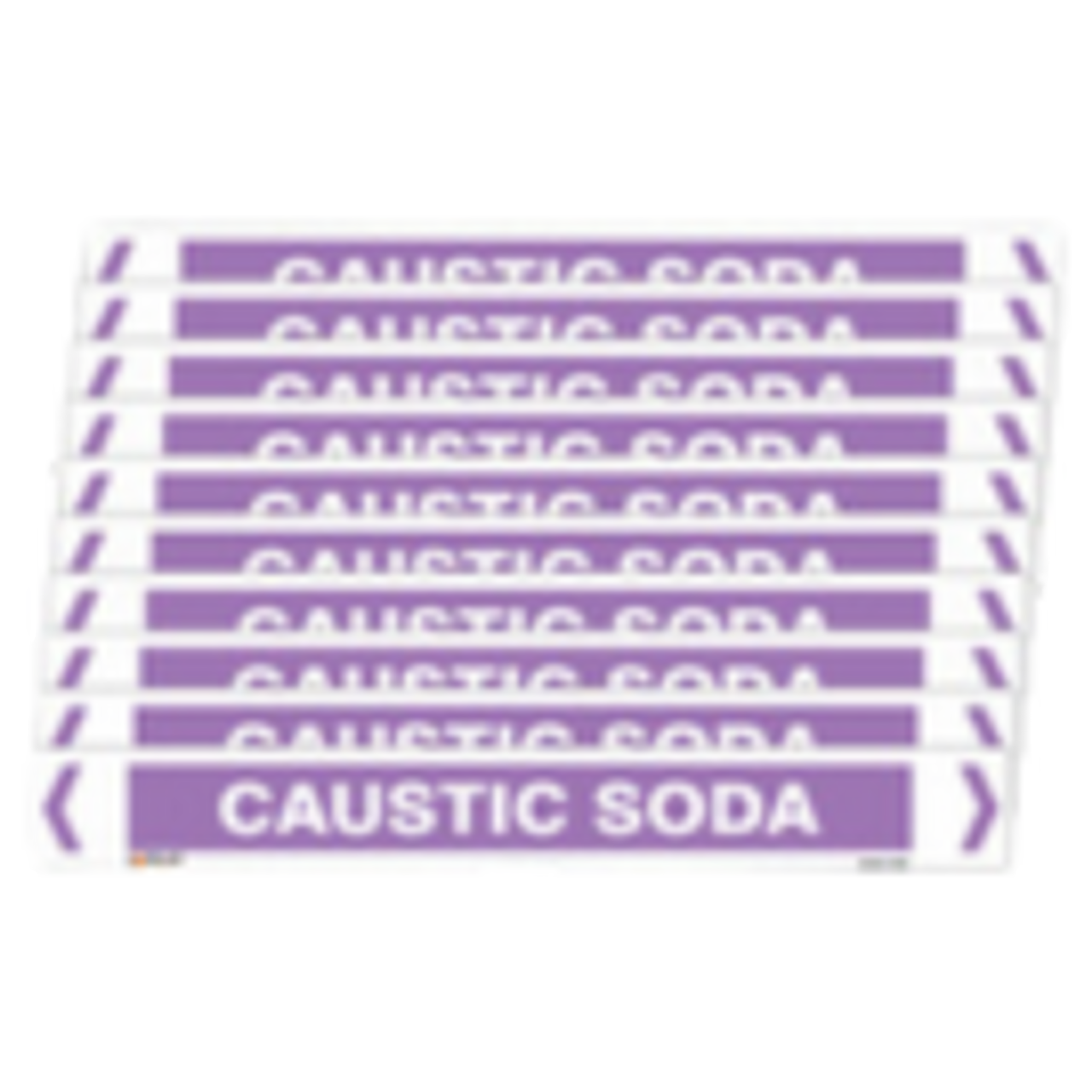 Self Adhesive Caustic Soda Pipe Marker