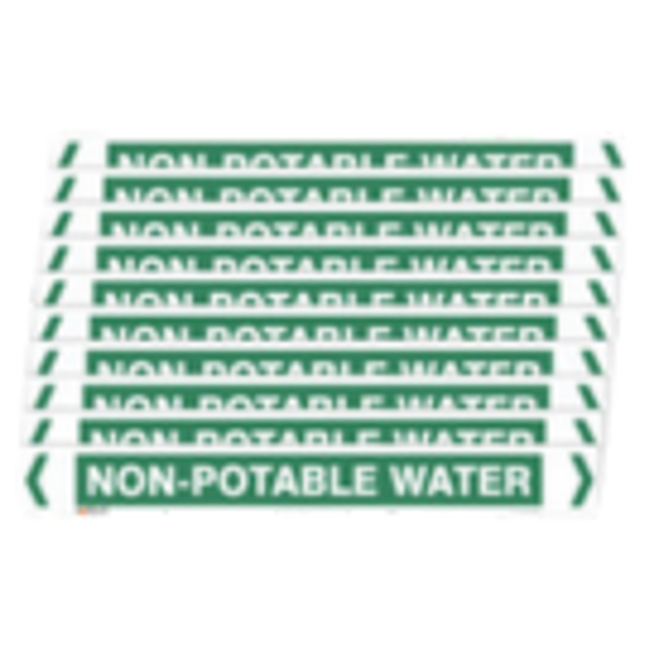 Self Adhesive Non-Potable Water Pipe Marker