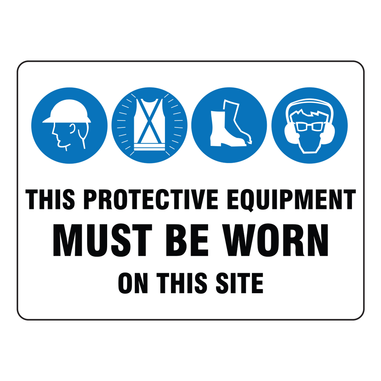 Mandatory Multi PPE Signs Mandatory Multi PPE Signs