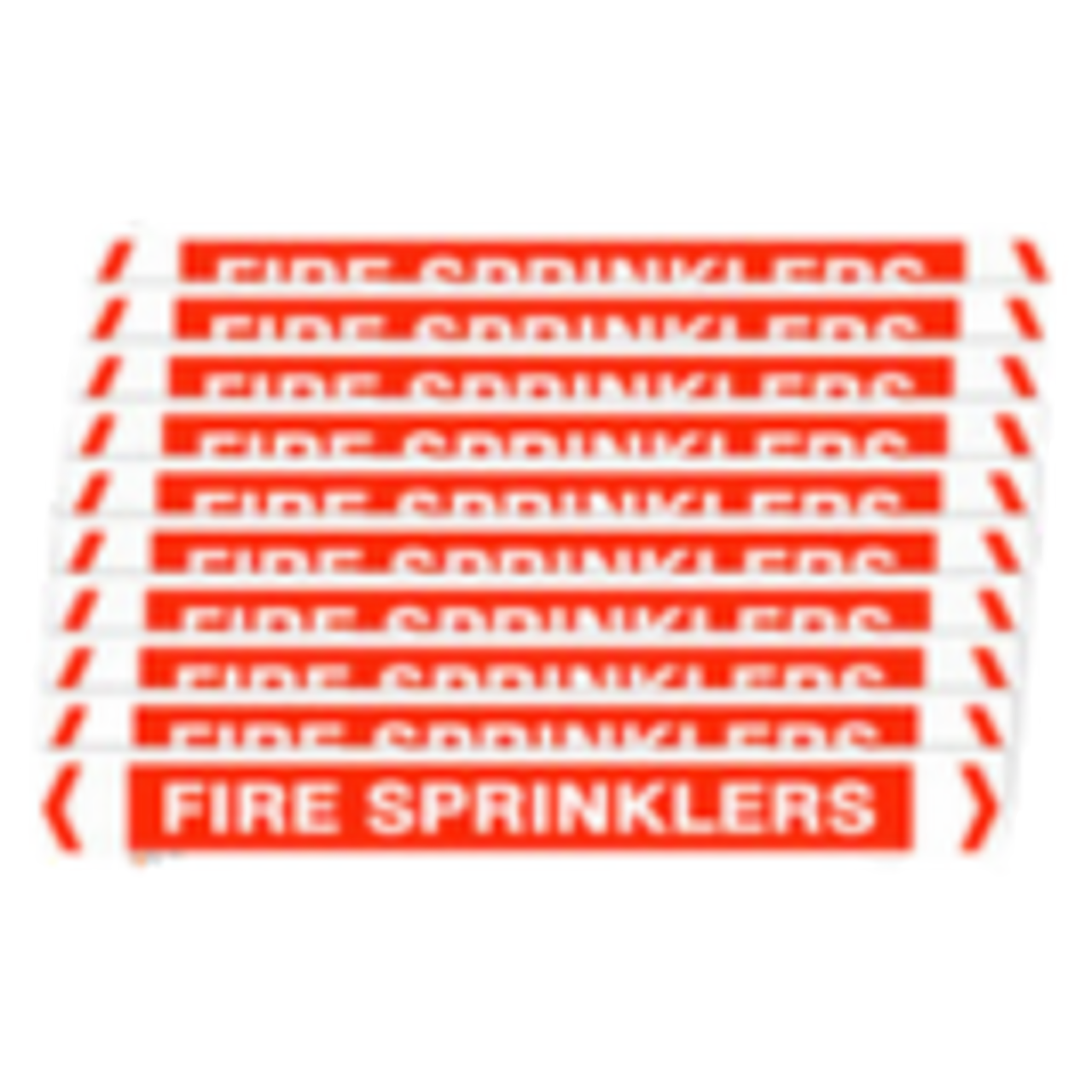 Self Adhesive Fire Sprinklers Pipe Marker
