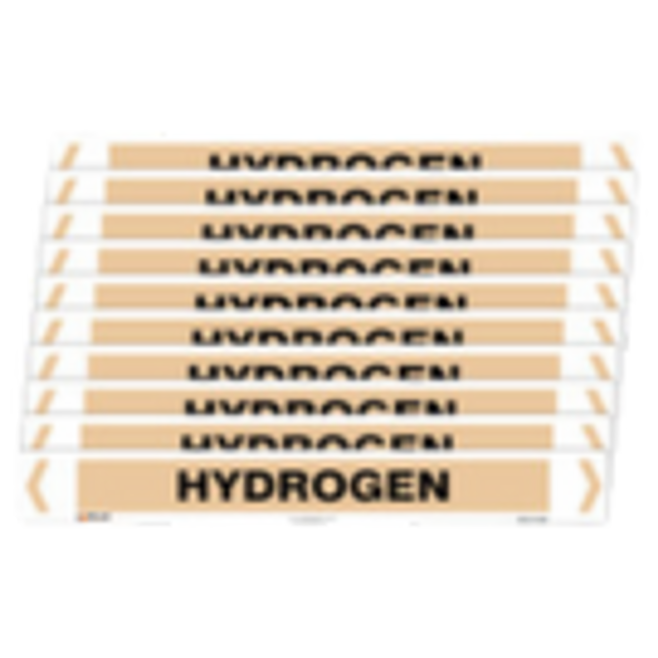 Self Adhesive Hydrogen Pipe Markers