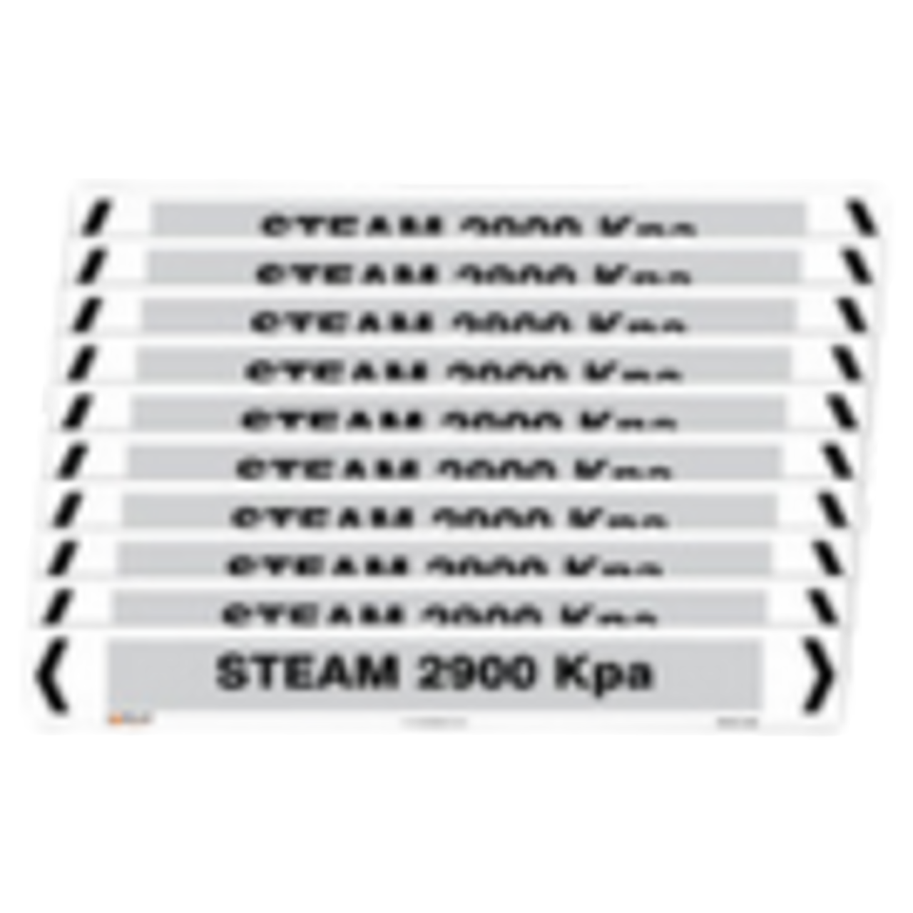 Self Adhesive Steam 2900 KPA Pipe Marker