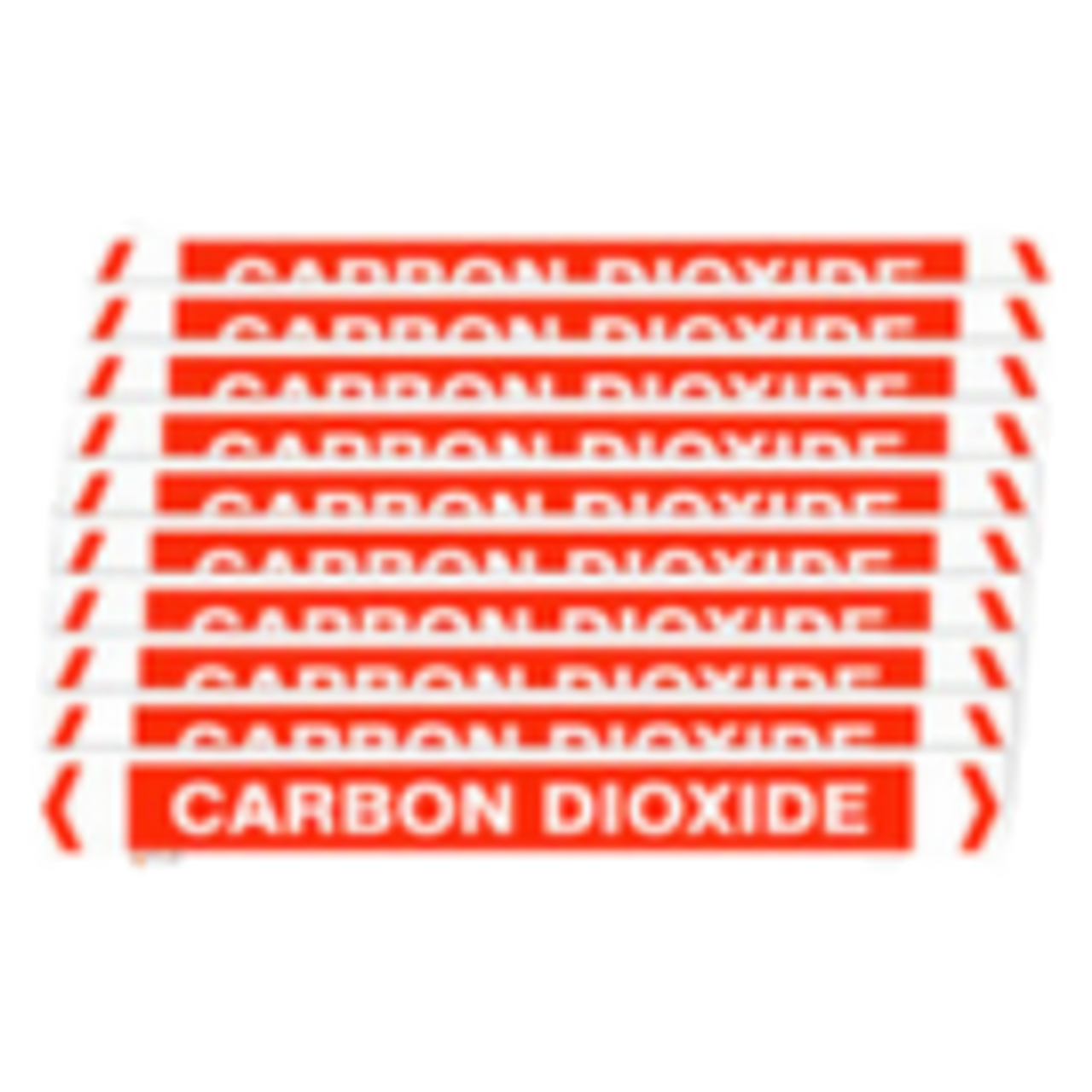 Self Adhesive Carbon Dioxide Pipe Marker