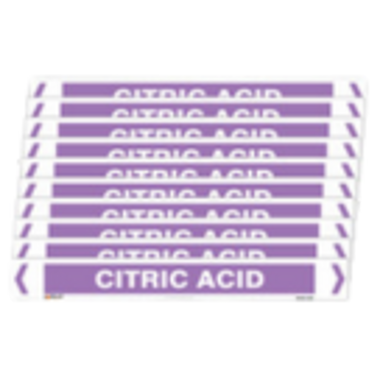 Self Adhesive Citric Acid Pipe Marker