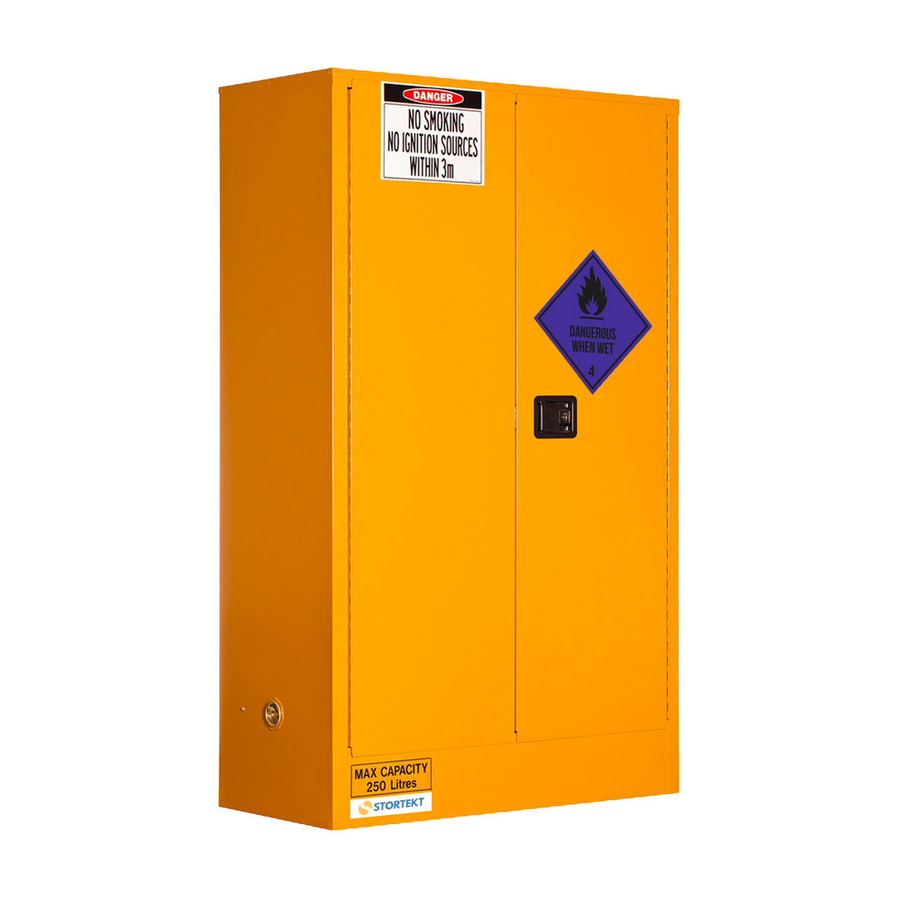 Dangerous When Wet Storage Cabinets