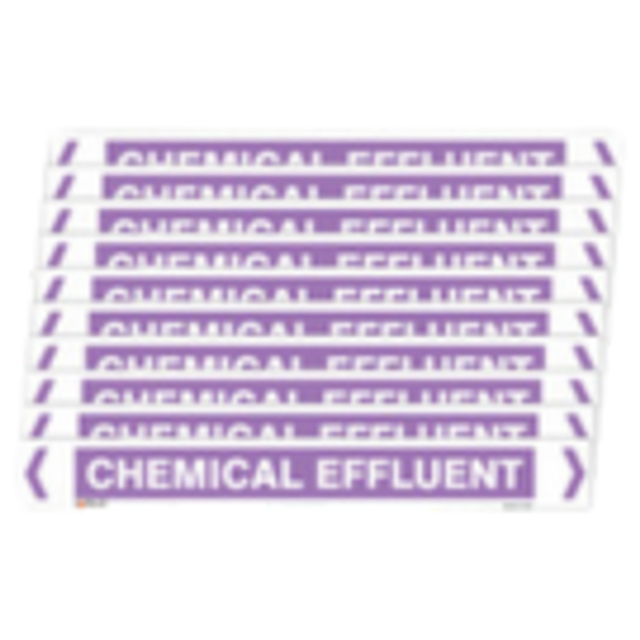 Self Adhesive Chemical Effluent Pipe Marker