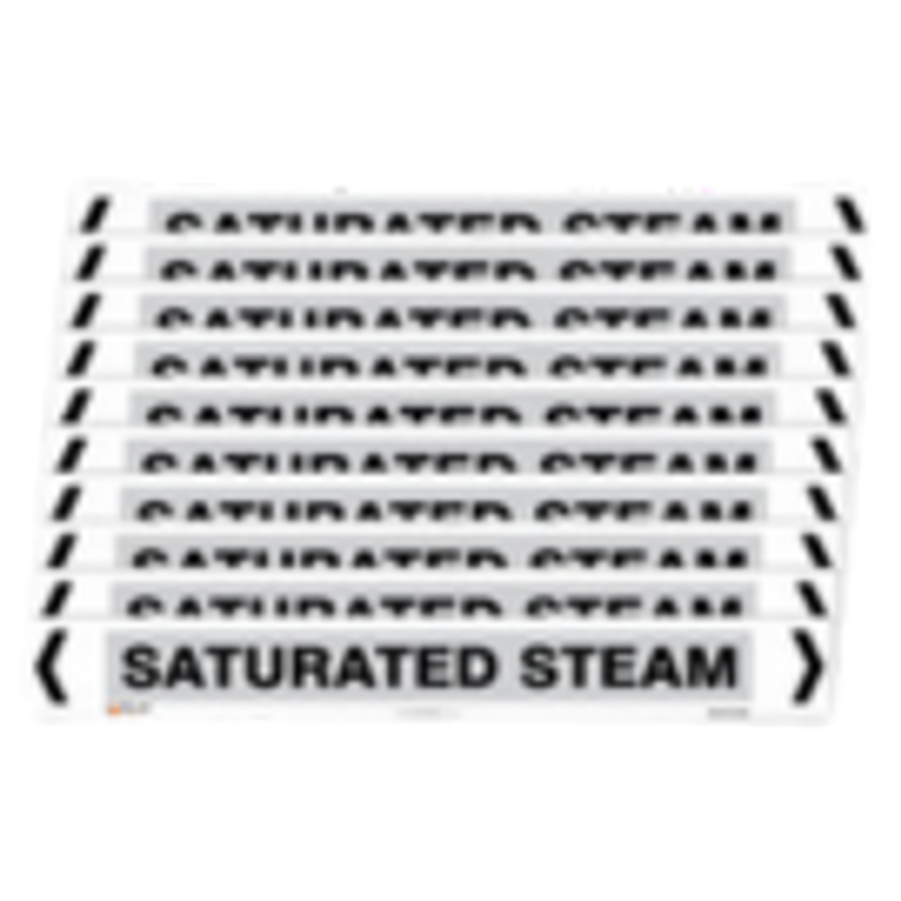 Self Adhesive Saturated Steam Pipe Marker