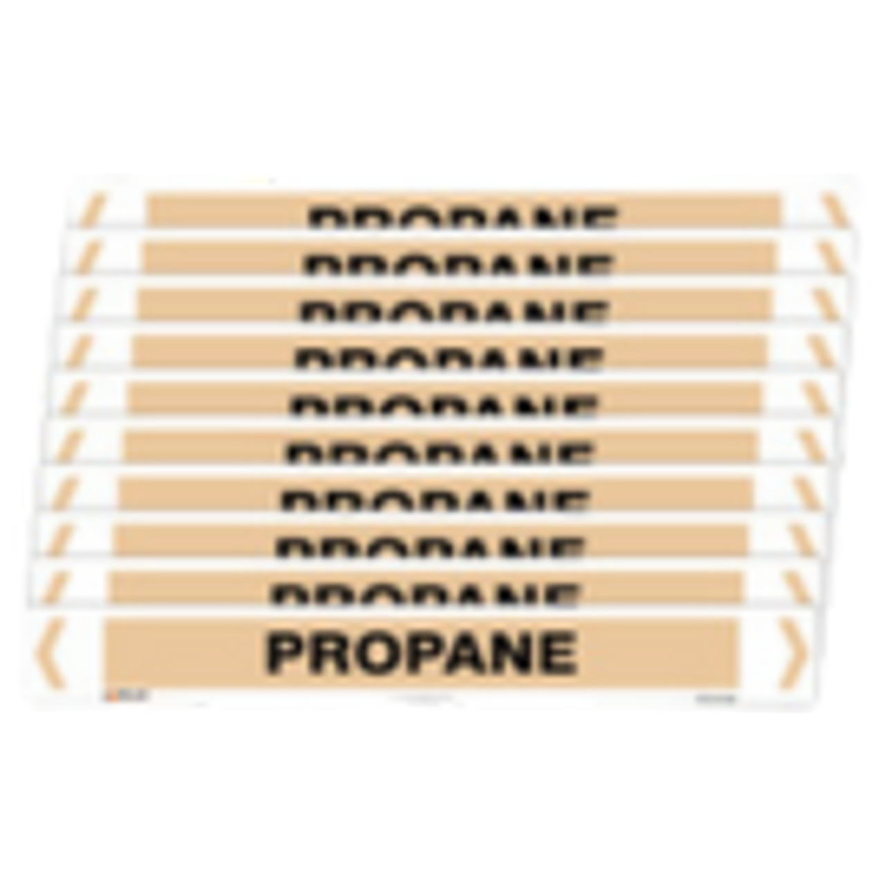 Self Adhesive Propane Pipe Markers
