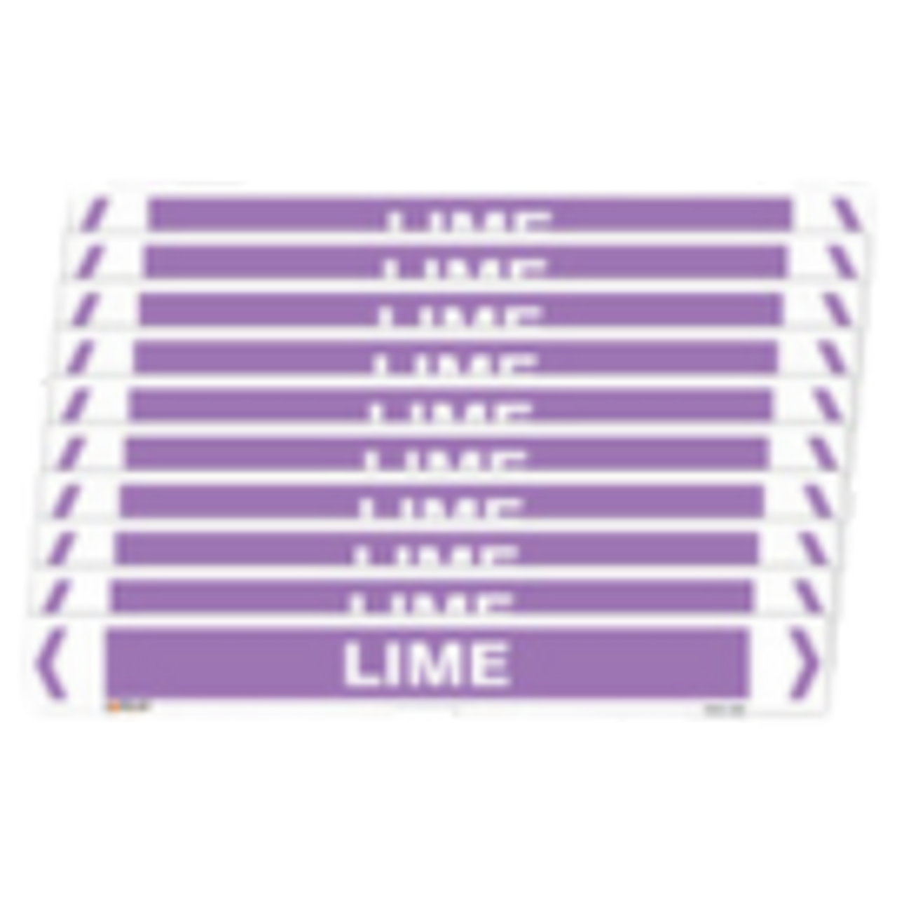 Self Adhesive Lime Pipe Marker