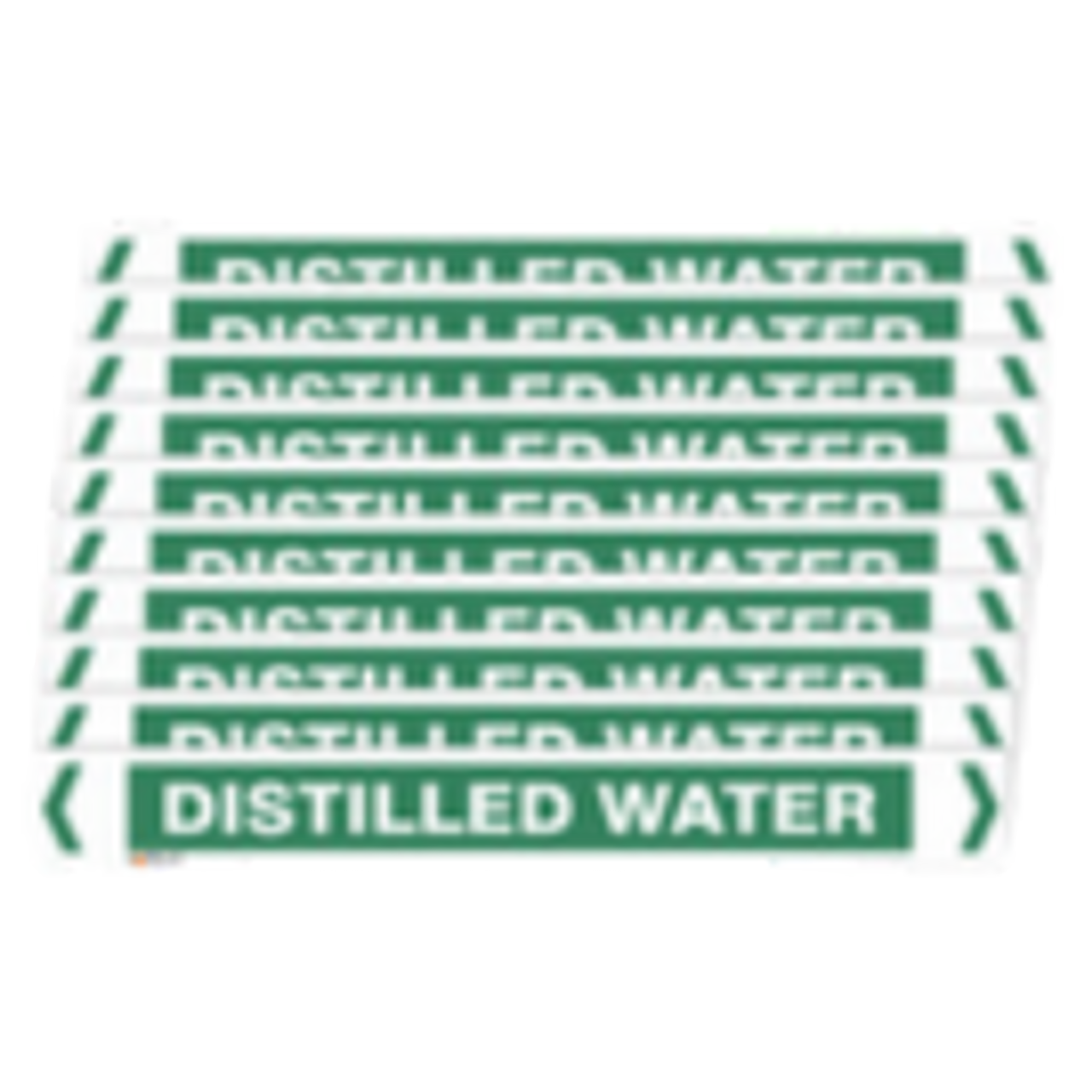 Self Adhesive Distilled Water Pipe Marker