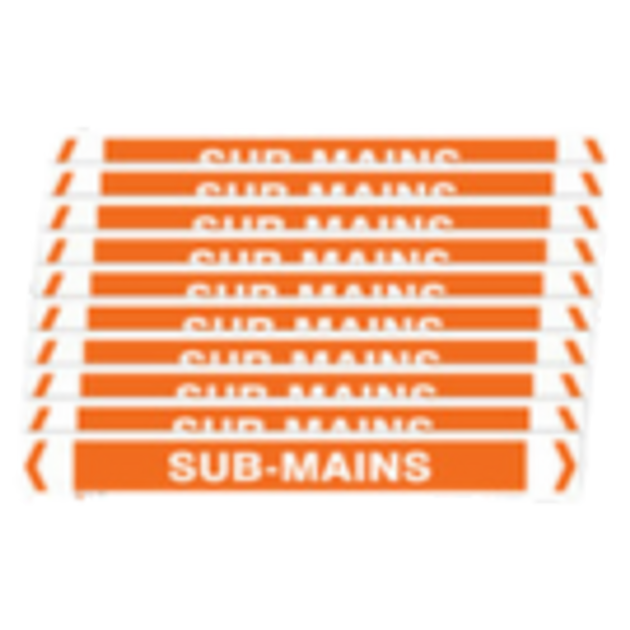 Self Adhesive Sub-Mains Pipe Marker