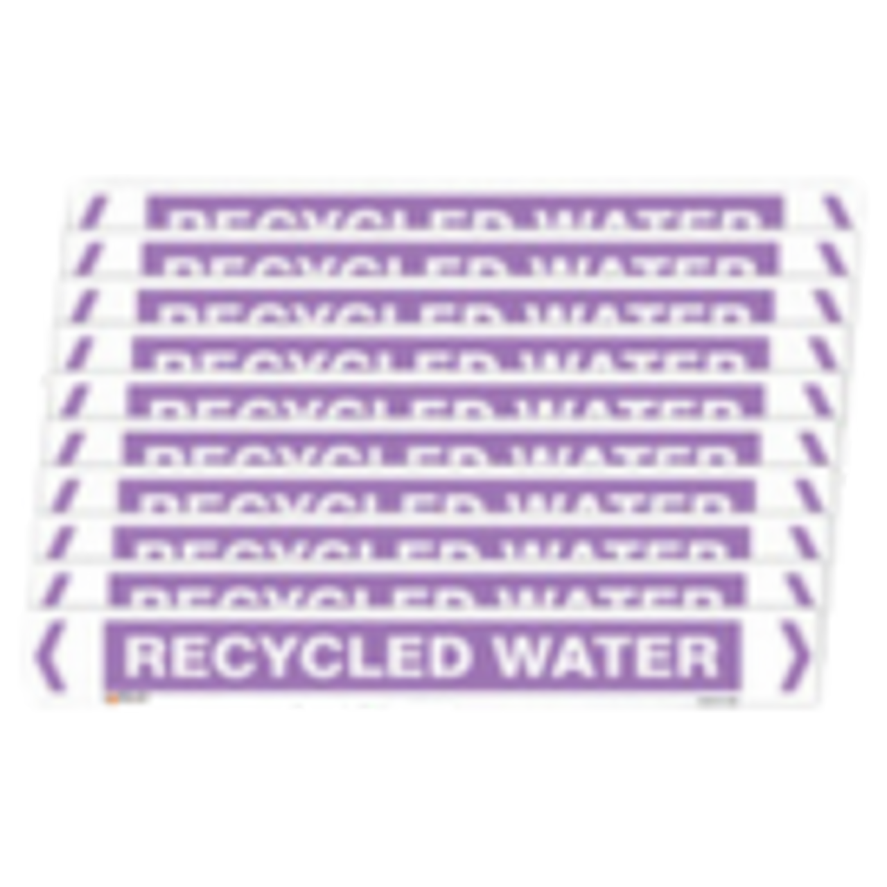 Self Adhesive Recycled Water Pipe Marker