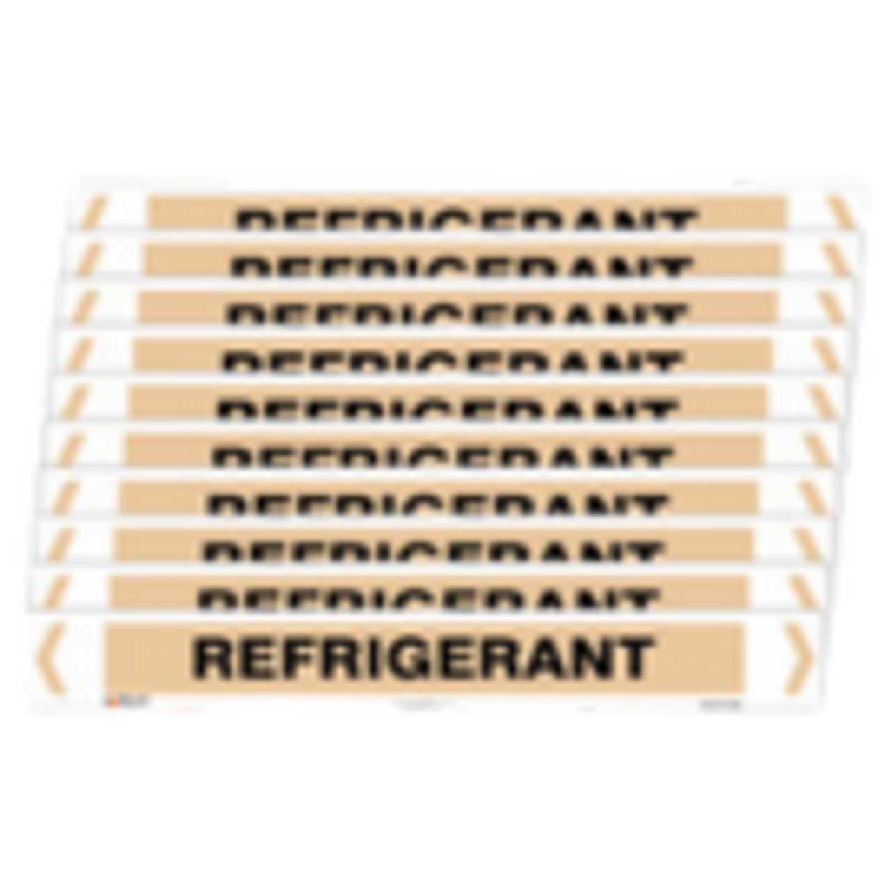 Self Adhesive Refrigerant Pipe Markers