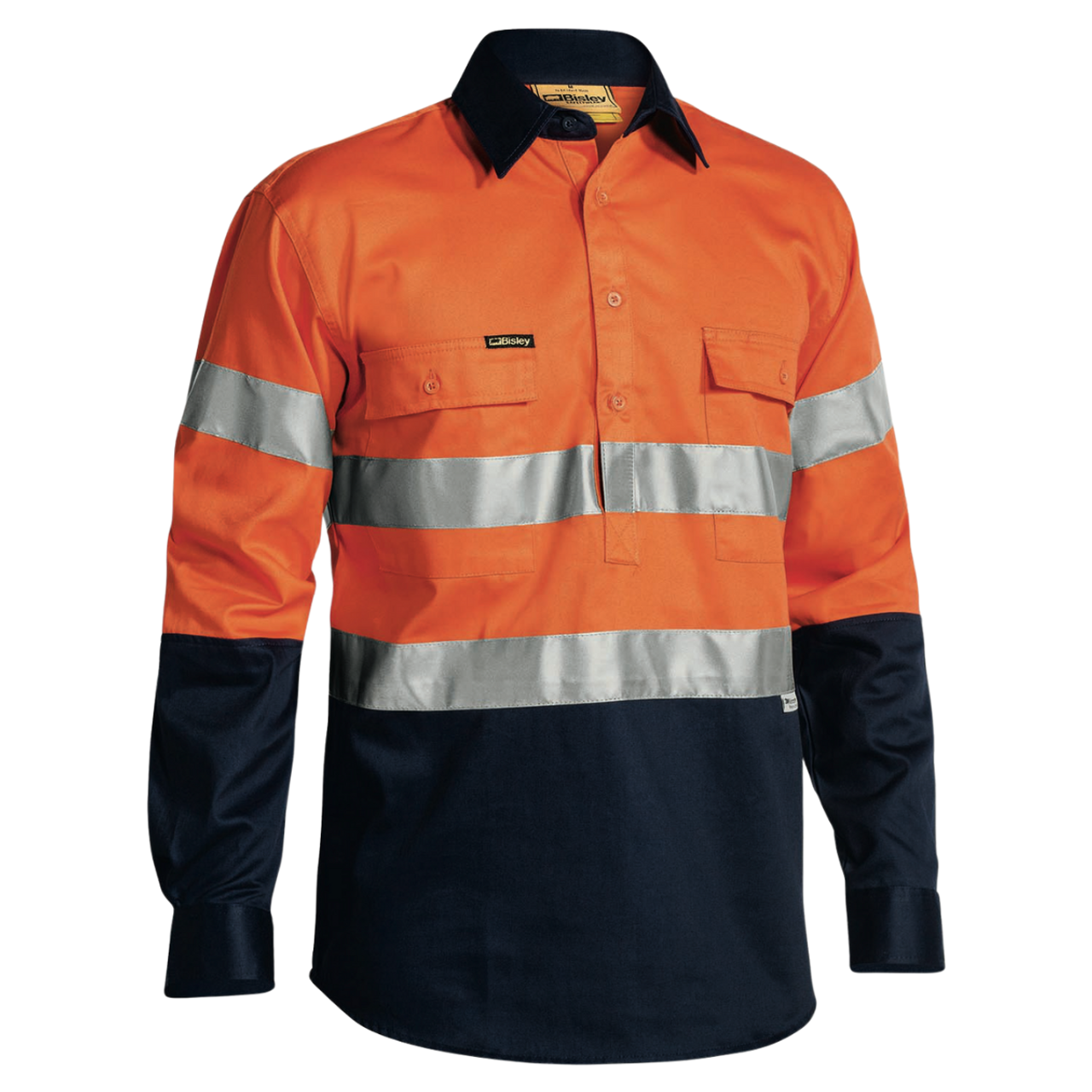 Bisley Hi Vis Cotton Shirts