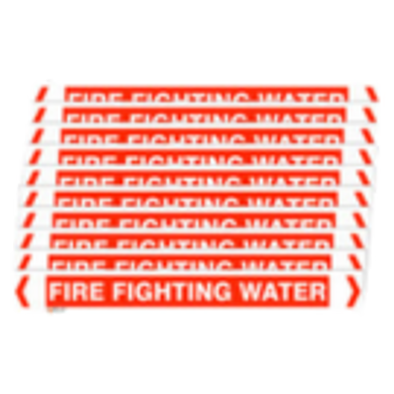 Self Adhesive Fire Fighting Water Pipe Marker