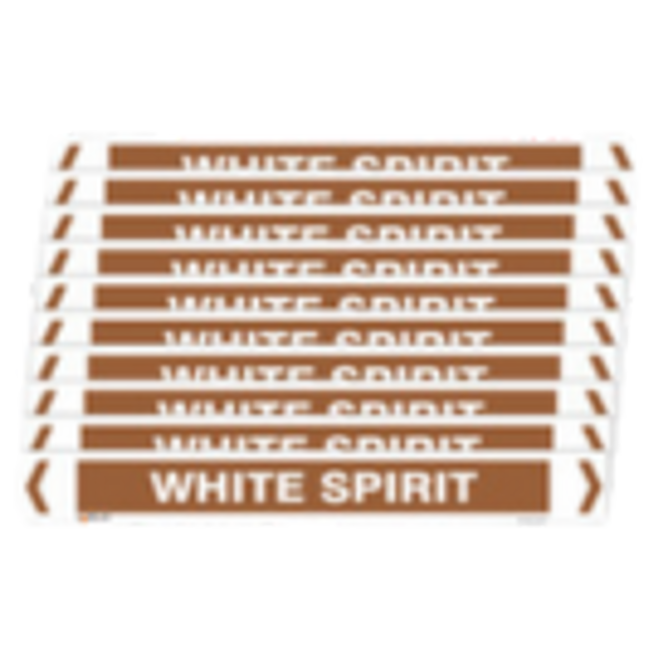 Self Adhesive White Spirit Pipe Marker